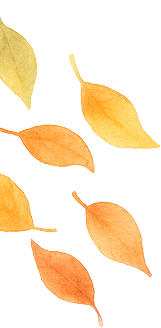 Illustration of four yellow watercolor birds flying